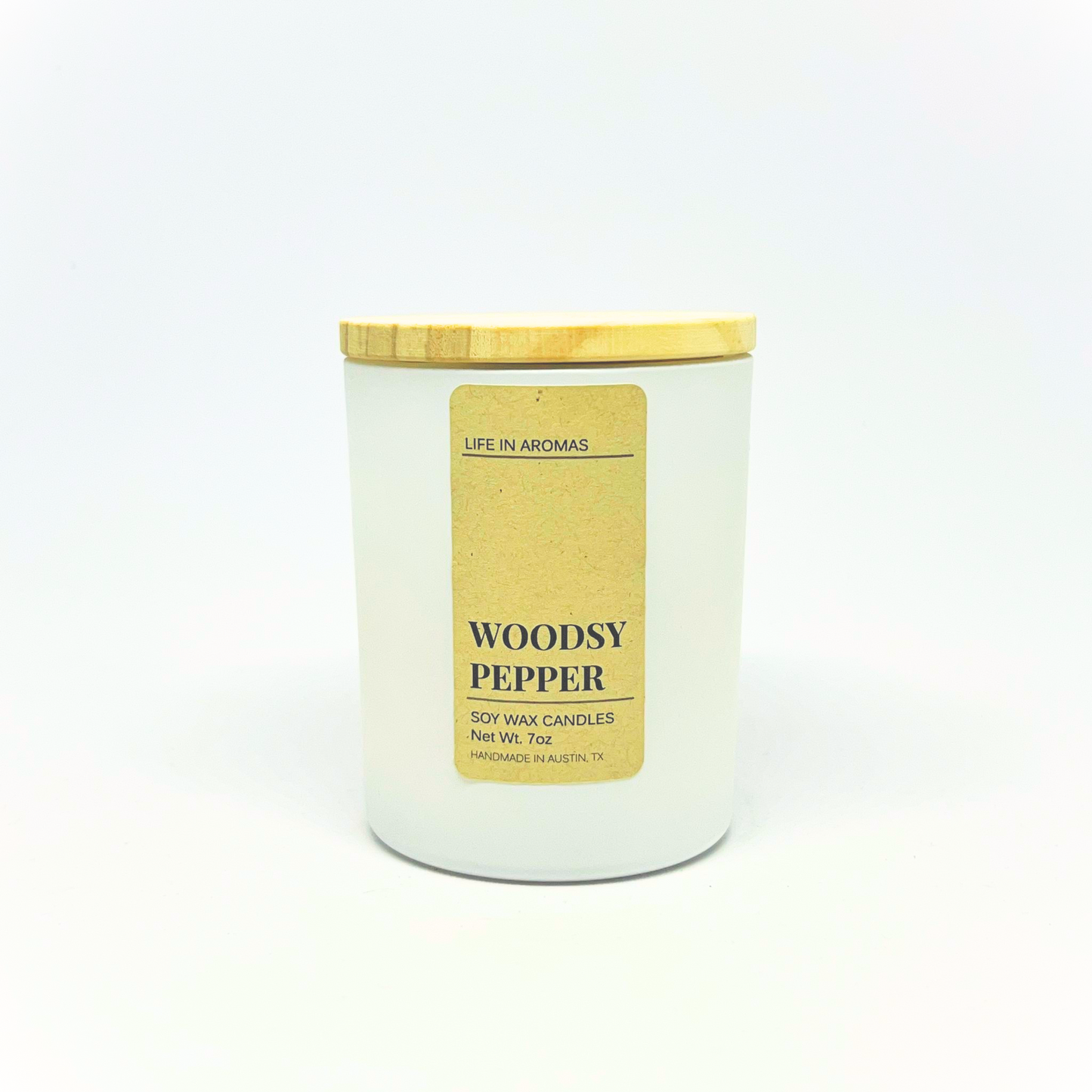 Woodsy Pepper Candle 7 oz