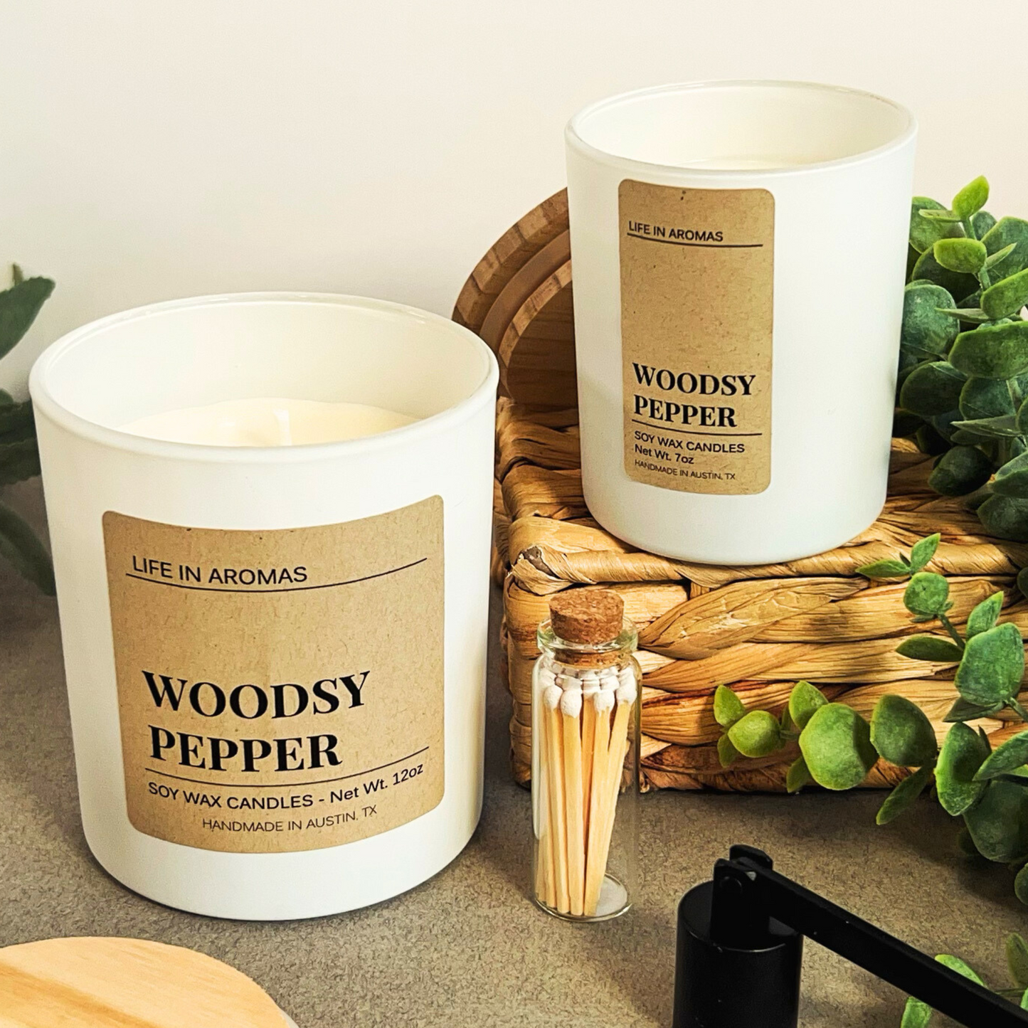 Woodsy Pepper Candle 14 oz