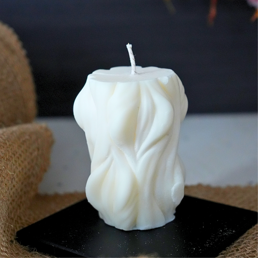 Wavy Aesthetic Candle