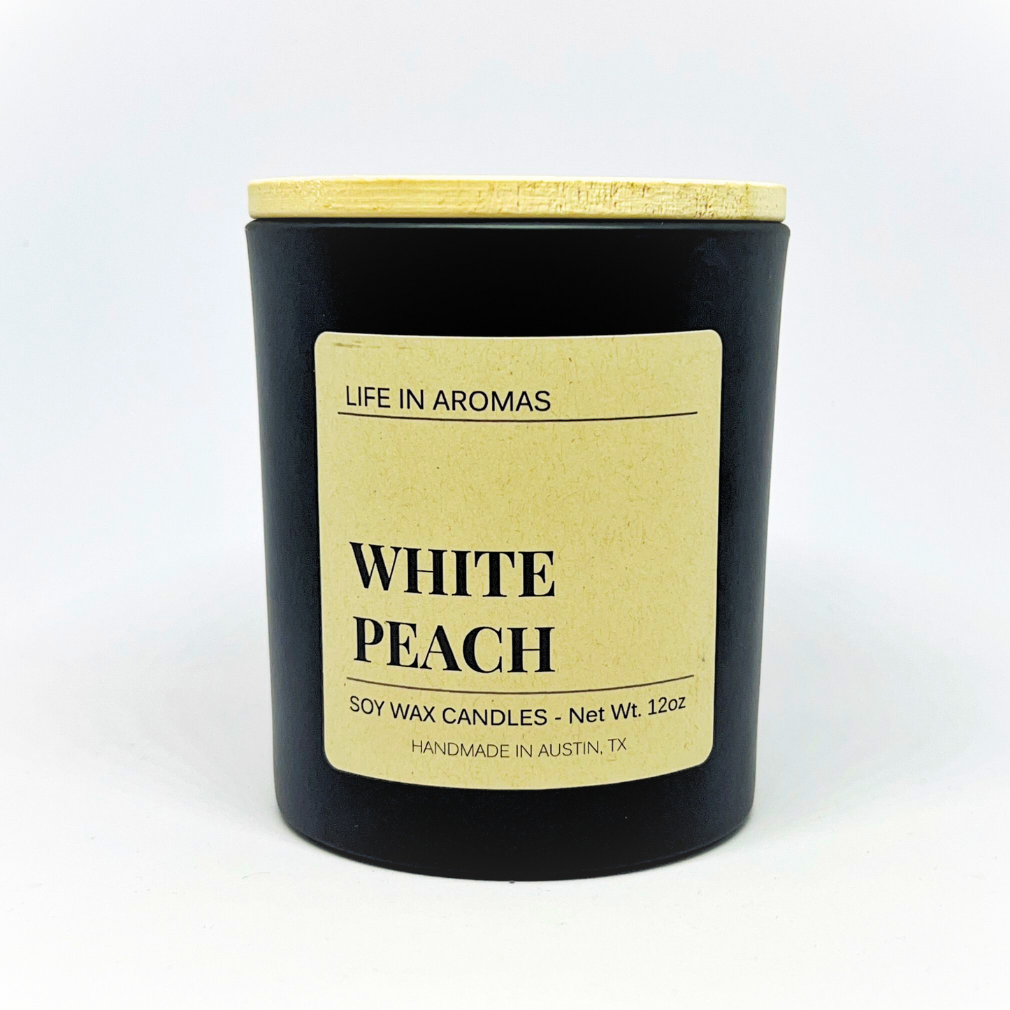 White Peach Candle 14 oz