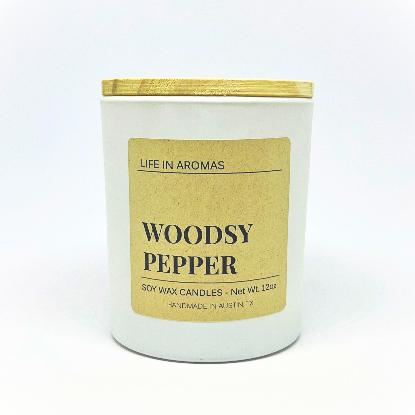 Woodsy Pepper Candle 14 oz