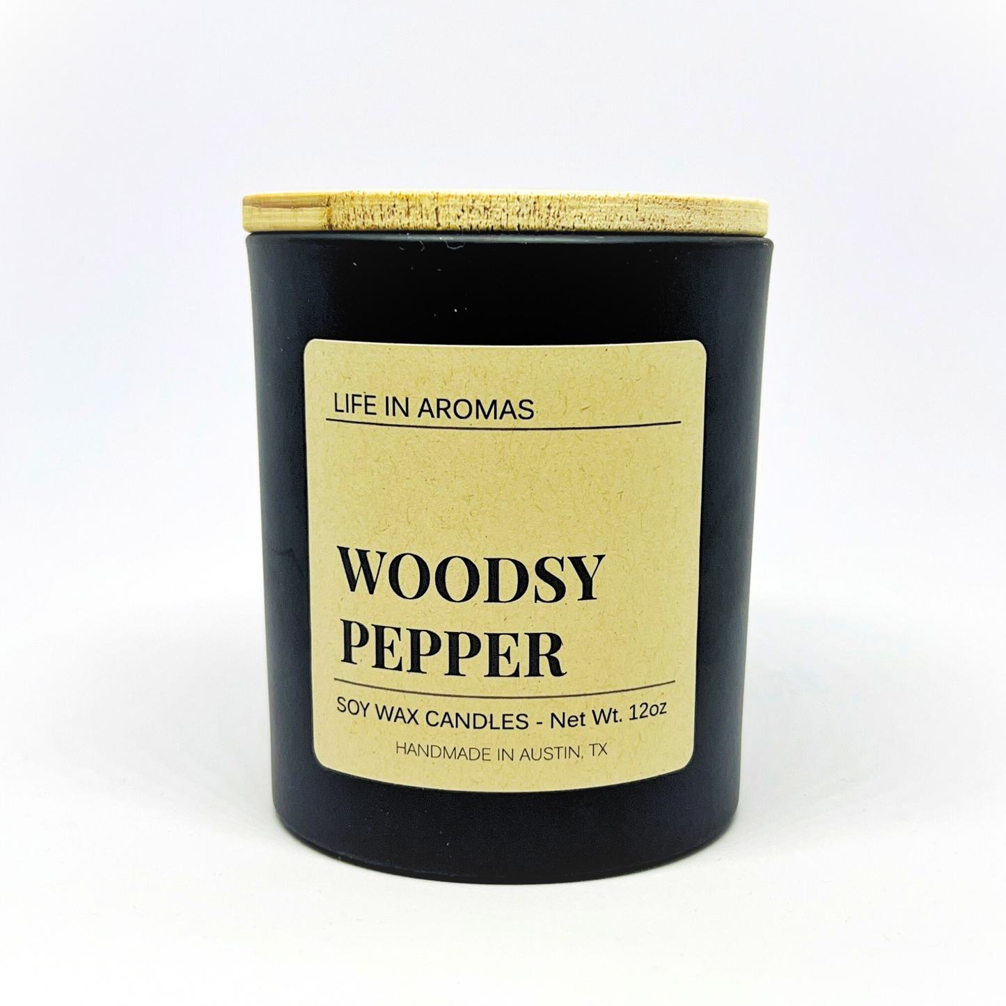 Woodsy Pepper Candle 14 oz